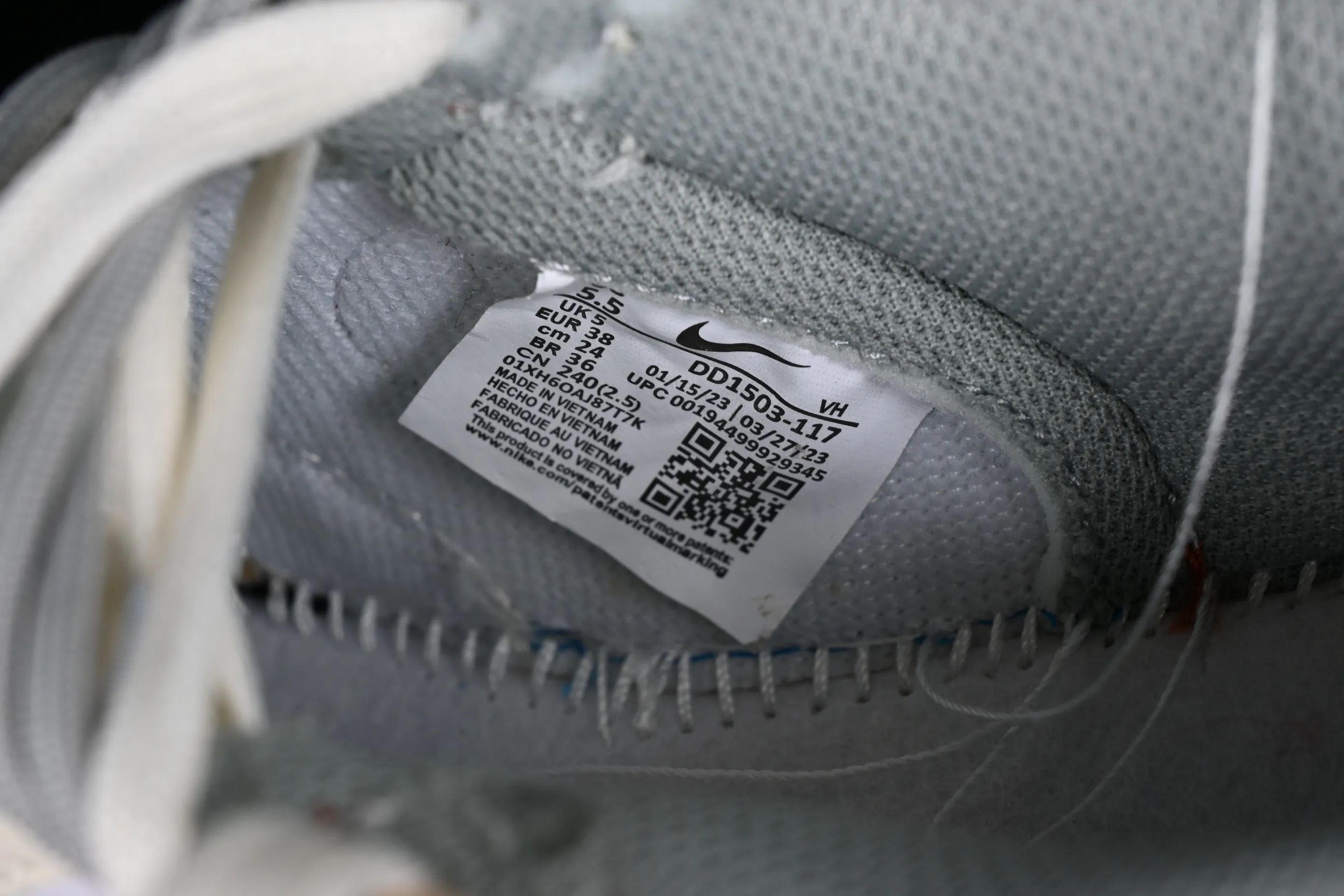 All categories Nk SB Dunk series Nk SB Dunk Low low-top sneakers Nk Dunk Low Retro customized version of deconstructed strappy low-top casual sneakers DD1503-117